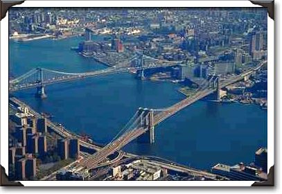 Brooklyn and Manhattan from the air, New York Brooklyn and Manhattan from the air, New York