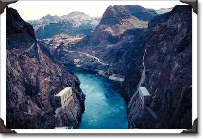 View from Hoover Dam, Nevada/Arizona View from Hoover Dam, Nevada/Arizona