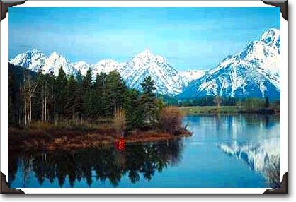 Red Kayak, Grand Teton National Park Red Kayak, Grand Teton National Park