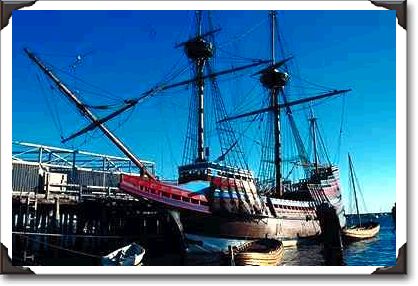Mayflower II, National Historic Landmark, Plymouth, Mass. Mayflower II, National Historic Landmark, Plymouth, Mass.
