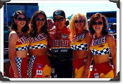 Adrian Fernandez and friends, 1995 Marlboro 500, Michigan Adrian Fernandez and friends, 1995 Marlboro 500, Michigan