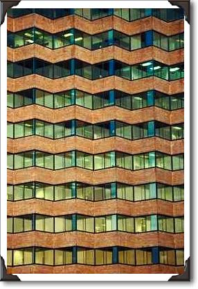 Facade of an office building, Arlington, Virginia Facade of an office building, Arlington, Virginia