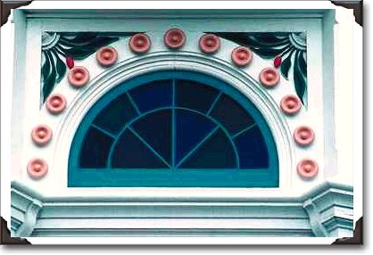 Arched transom window, Eureka, California Arched transom window, Eureka, California