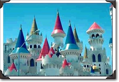 Turrets on Excaliber Hotel, Las Vegas, Nevada Turrets on Excaliber Hotel, Las Vegas, Nevada