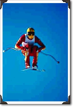 Downhill racer, Aspen, Colorado Downhill racer, Aspen, Colorado