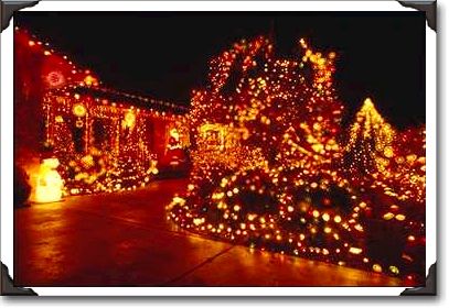 Elaborate Christmas lights, Everett, Washington Elaborate Christmas lights, Everett, Washington