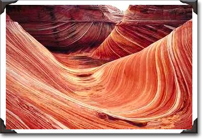 Eroded cross-bedded Navajo sandstone, Arizona Eroded cross-bedded Navajo sandstone, Arizona