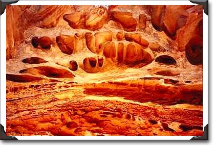 Heavily eroded sandstone, Arizona Heavily eroded sandstone, Arizona