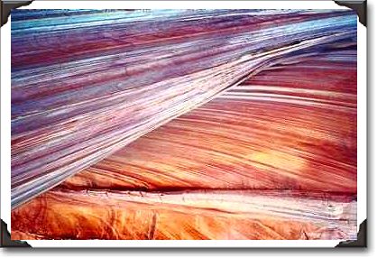 Cross-bedded Navajo sandstone, Arizona Cross-bedded Navajo sandstone, Arizona