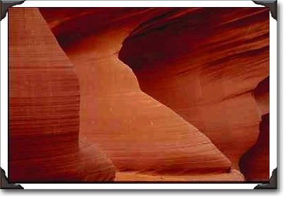 Detail of sandstone, Antelope Canyon, Page, Arizona Detail of sandstone, Antelope Canyon, Page, Arizona