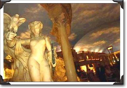 Female statue, Caesar's Palace shopping arcade Female statue, Caesar's Palace shopping arcade