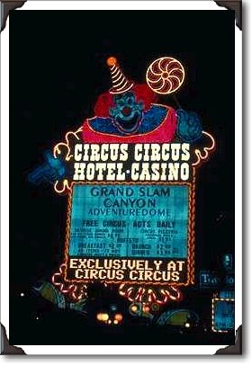 Theater program at Circus Circus Theater program at Circus Circus
