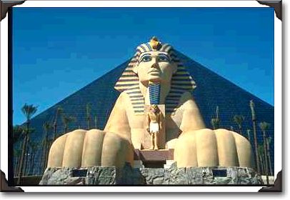 Facing the Luxor Hotel and Casino Facing the Luxor Hotel and Casino