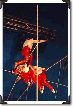 High wire act, Circus Circus High wire act, Circus Circus