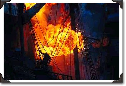 Tall ship explosion Tall ship explosion