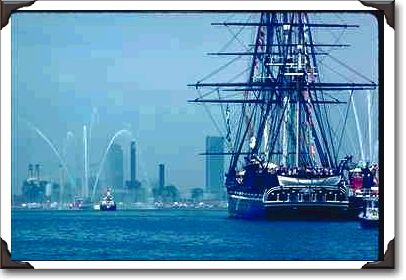 USS Constitution annual cruise in Boston Harbor USS Constitution annual cruise in Boston Harbor