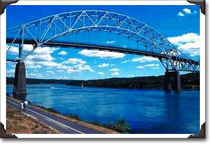 High spanning Bourne Bridge, highest in New England High spanning Bourne Bridge, highest in New England