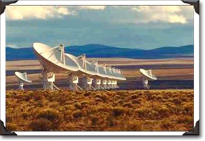 Satellite dishes, Long Logs area, Arizona Satellite dishes, Long Logs area, Arizona