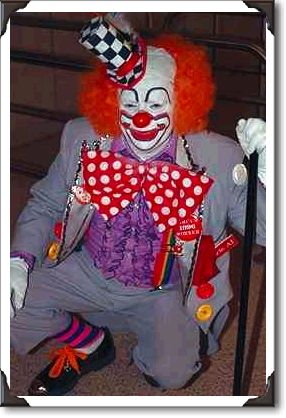 Circus clown, Shrine Circus, Rochester, New York Circus clown, Shrine Circus, Rochester, New York