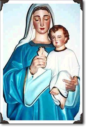 Statue of the Virgin Mary and Jesus, San Francisco Statue of the Virgin Mary and Jesus, San Francisco