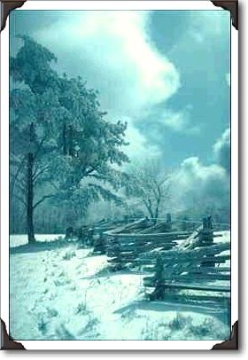 Hensley under snow, Hensley Settlement Hensley under snow, Hensley Settlement