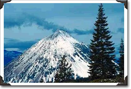 View of Black Butte from Mt. Shasta, California View of Black Butte from Mt. Shasta, California