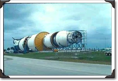 Apollo rocket display at Kennedy Space Center, Florida Apollo rocket display at Kennedy Space Center, Florida