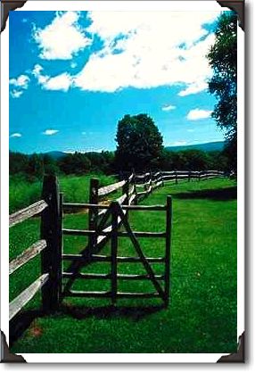 Wooden fence, Vermont Wooden fence, Vermont