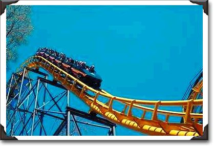 Roller coaster in Virginia Roller coaster in Virginia