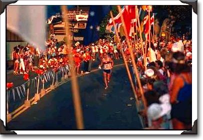 Ironman finisher, Kallua-Kona, Hawaii Ironman finisher, Kallua-Kona, Hawaii