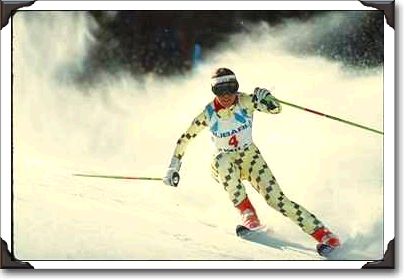 Mateja Svet, second run, Vail, Colorado, 1989 Mateja Svet, second run, Vail, Colorado, 1989