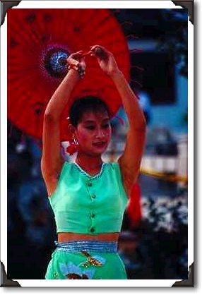 Chinese dance, Splendid China, Orlando, Florida Chinese dance, Splendid China, Orlando, Florida