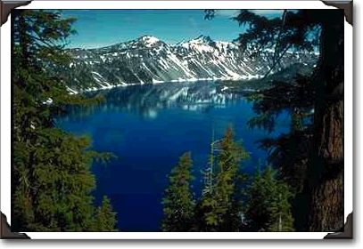 Reflection, Crater Lake, Oregon Reflection, Crater Lake, Oregon