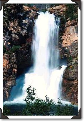 Snowmelt Falls, Glacier National Park, Montana Snowmelt Falls, Glacier National Park, Montana