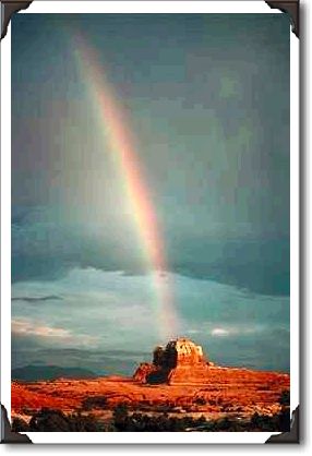 Rainbow over Canyonlands National Park, Utah Rainbow over Canyonlands National Park, Utah