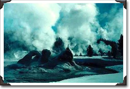 Grotto Geyser, Yellowstone National Park, Wyoming Grotto Geyser, Yellowstone National Park, Wyoming