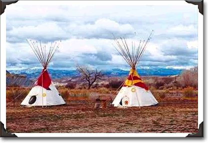 Indian tents, Utah Indian tents, Utah