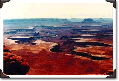 The Colorado River, Canyonlands National Park, Utah The Colorado River, Canyonlands National Park, Utah