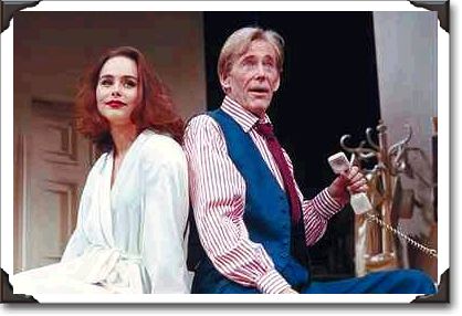Tara Fitzgerald and Peter O'Toole in "Our Song", Apollo Theater, Harlem Tara Fitzgerald and Peter O'Toole in "Our Song", Apollo Theater, Harlem