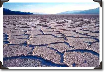 Salt patterns, Death Valley National Park, California Salt patterns, Death Valley National Park, California