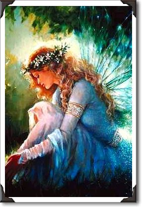Painting of the Fairy Queen, Kauai, Hawaii Painting of the Fairy Queen, Kauai, Hawaii
