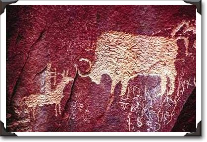 Petroglyphs, Newspaper Rock, Utah Petroglyphs, Newspaper Rock, Utah