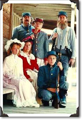 Movie set, Confederate dress, Colton, California Movie set, Confederate dress, Colton, California