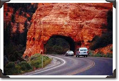 Tunnel, Red Canyon, Utah Tunnel, Red Canyon, Utah