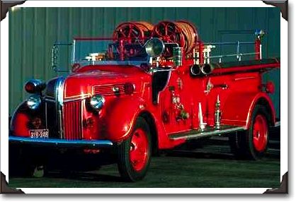 Seagrave fire engine, Redlands, California Fire Department Seagrave fire engine, Redlands, California Fire Department