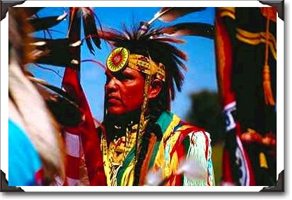 American Native Indian at the Joseph Rodeo, Oregon American Native Indian at the Joseph Rodeo, Oregon