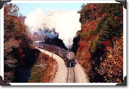 Norfolk and Western, No. 1218, near Old Fort, North Carolina Norfolk and Western, No. 1218, near Old Fort, North Carolina