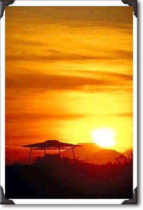 Casa Grande ruins at sunset, Coolidge, Arizona Casa Grande ruins at sunset, Coolidge, Arizona
