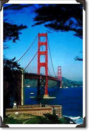 Golden Gate Bridge and Fort Point, San Francisco, California Golden Gate Bridge and Fort Point, San Francisco, California