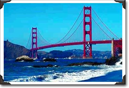 Majestic Golden Gate Bridge, San Francisco, California Majestic Golden Gate Bridge, San Francisco, California